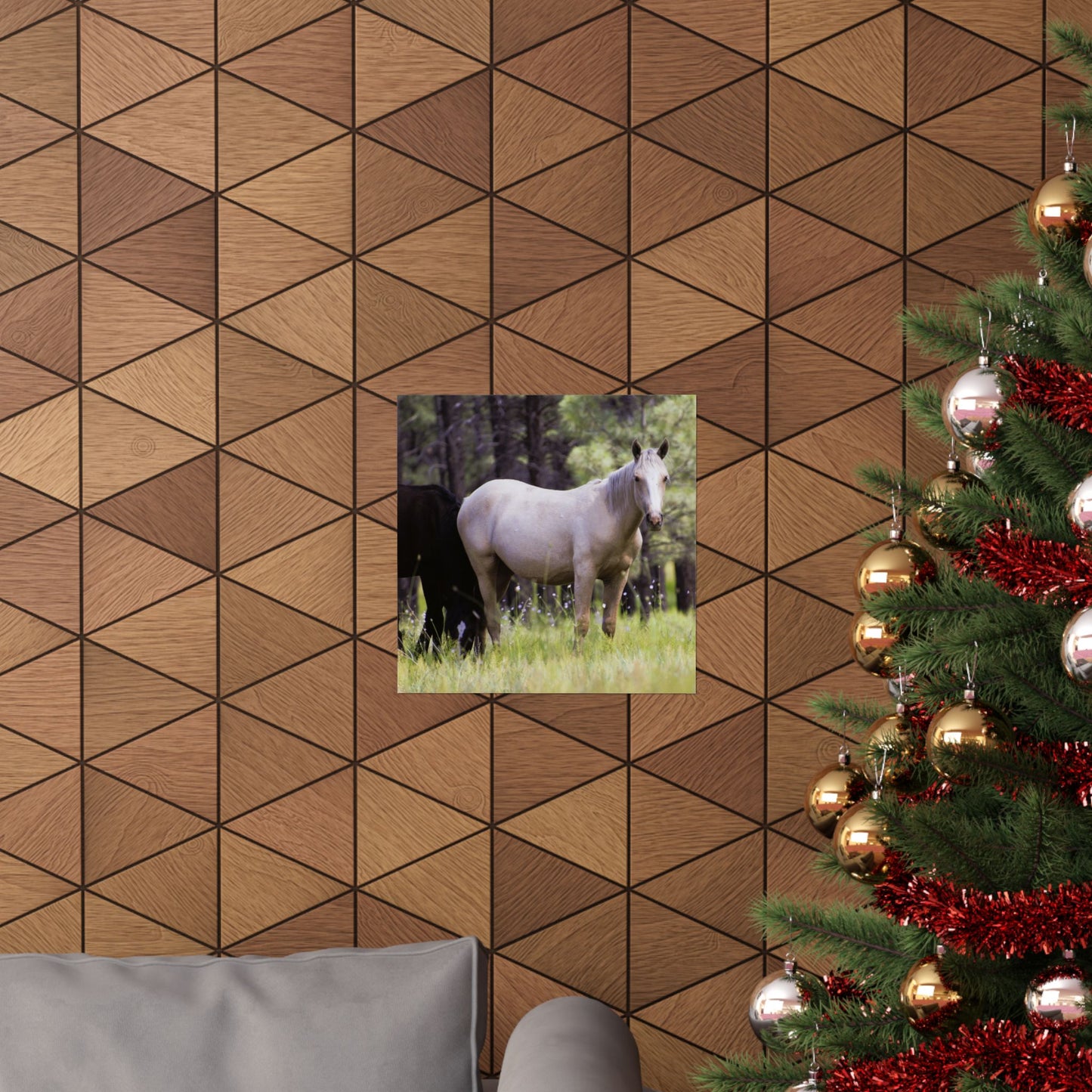 Heber Palomino Mare Matte Vertical Mustang Poster