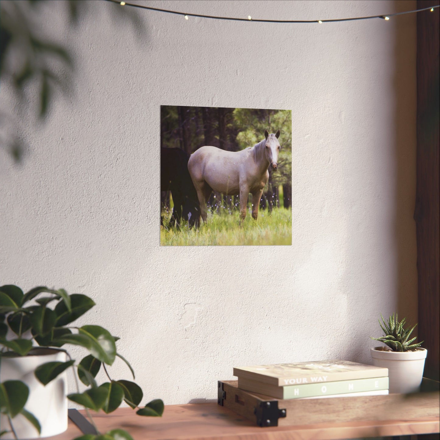 Heber Palomino Mare Matte Vertical Mustang Poster