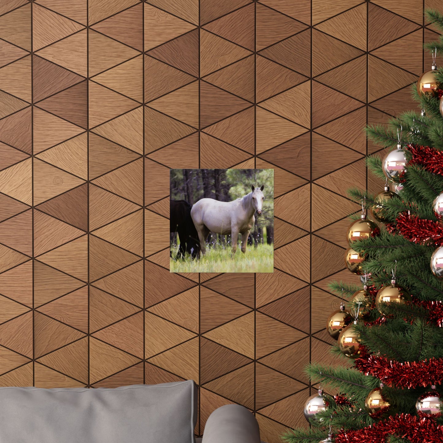 Heber Palomino Mare Matte Vertical Mustang Poster