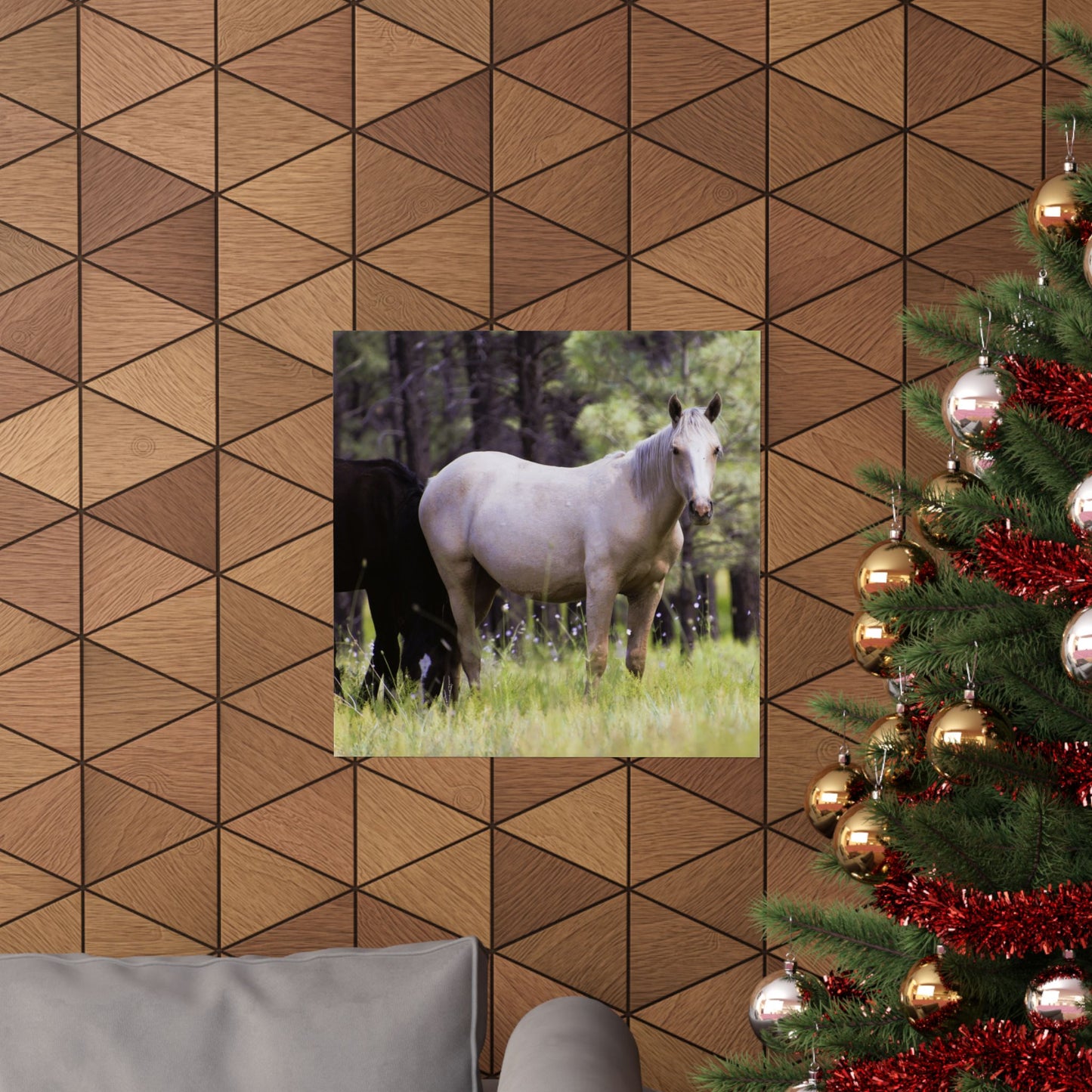 Heber Palomino Mare Matte Vertical Mustang Poster