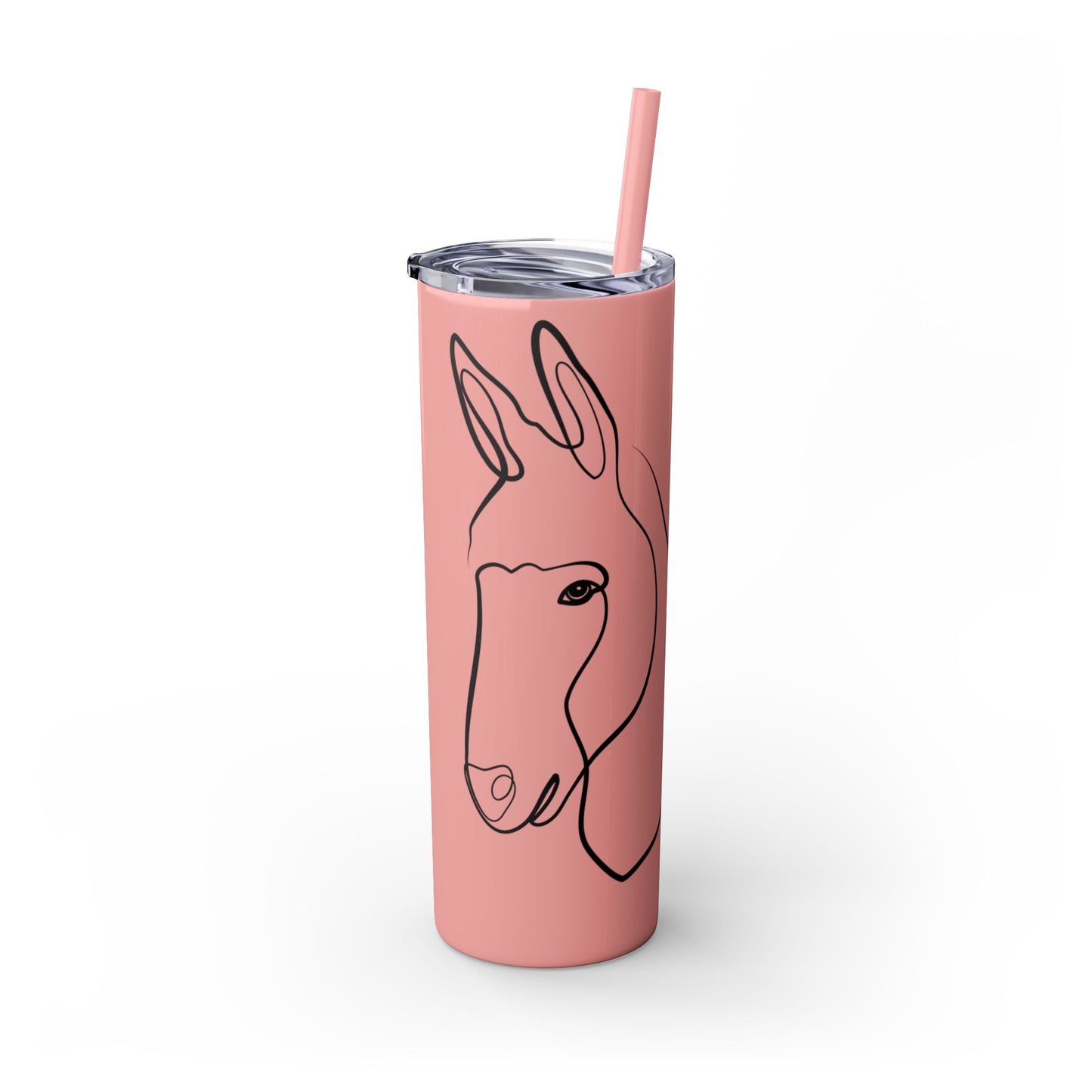 Charlie The Burro Tumbler with Straw, 20oz