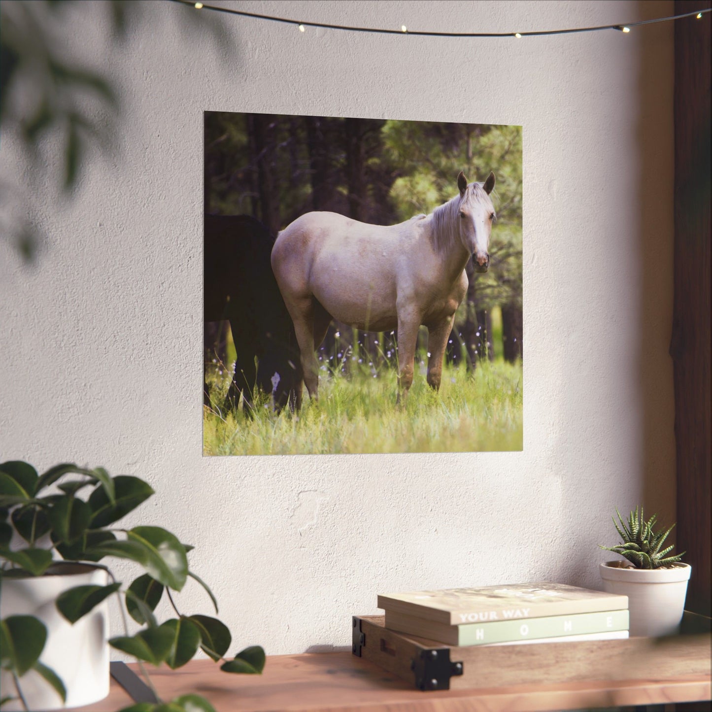 Heber Palomino Mare Matte Vertical Mustang Poster