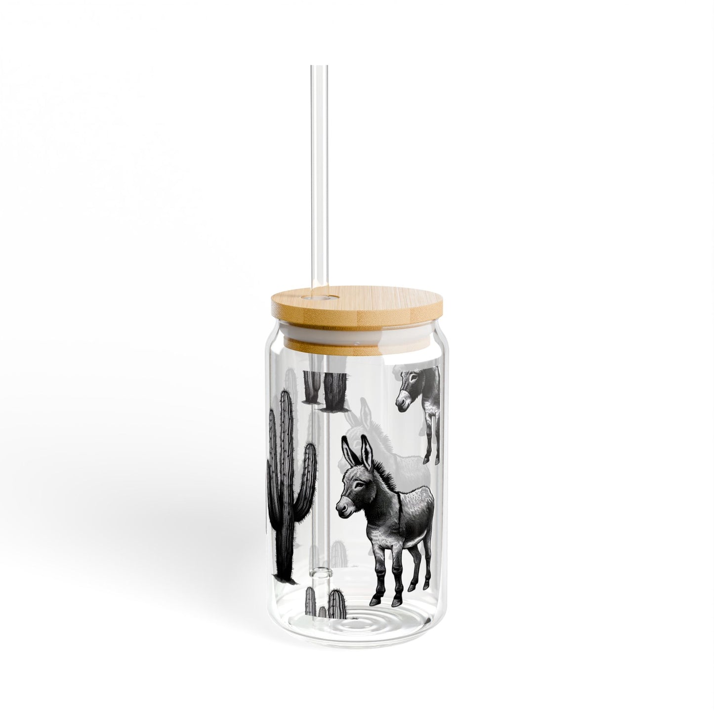 Wild Burro Sipper Glass, 16oz