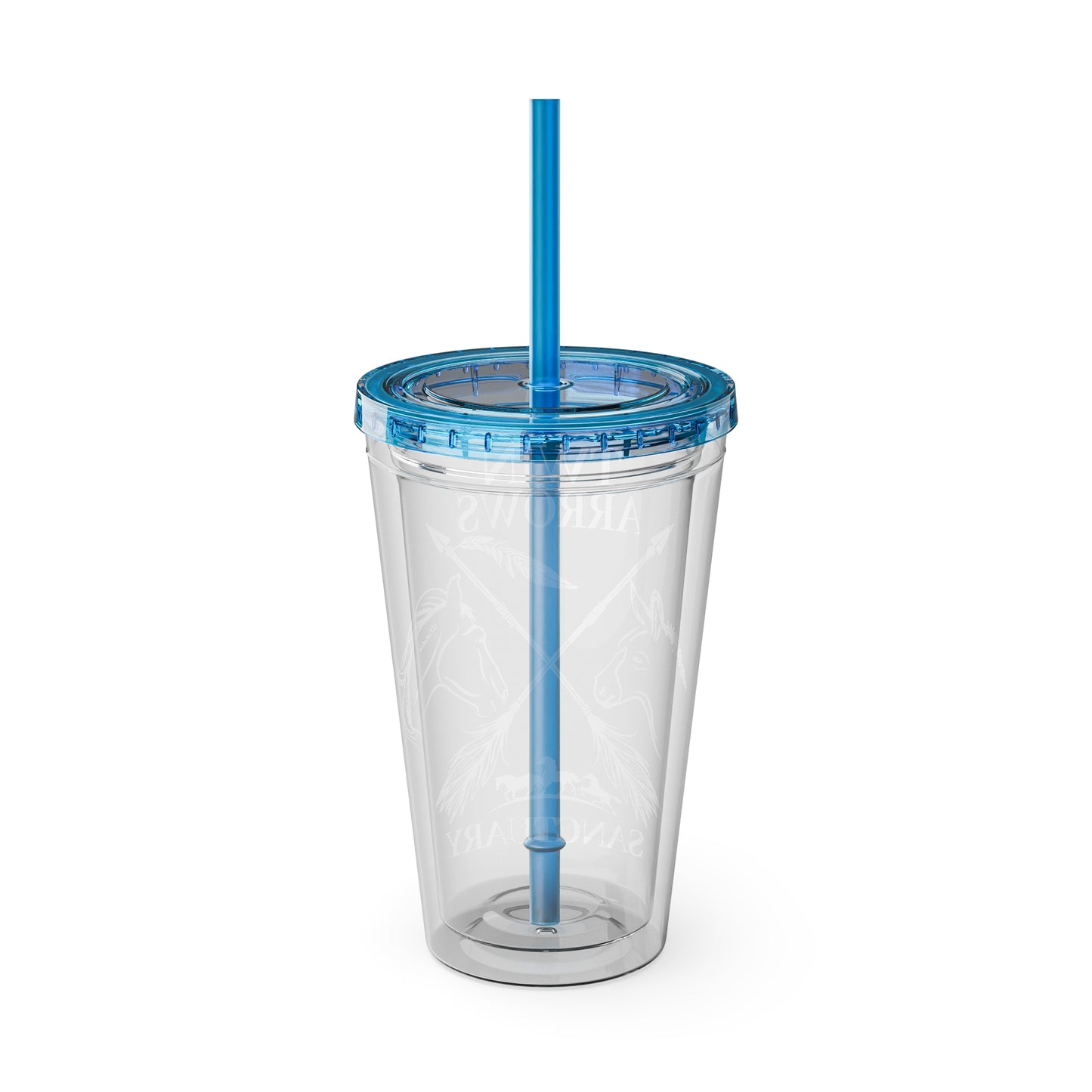 Twin Arrows Sanctuary Tumbler with Straw, 16oz