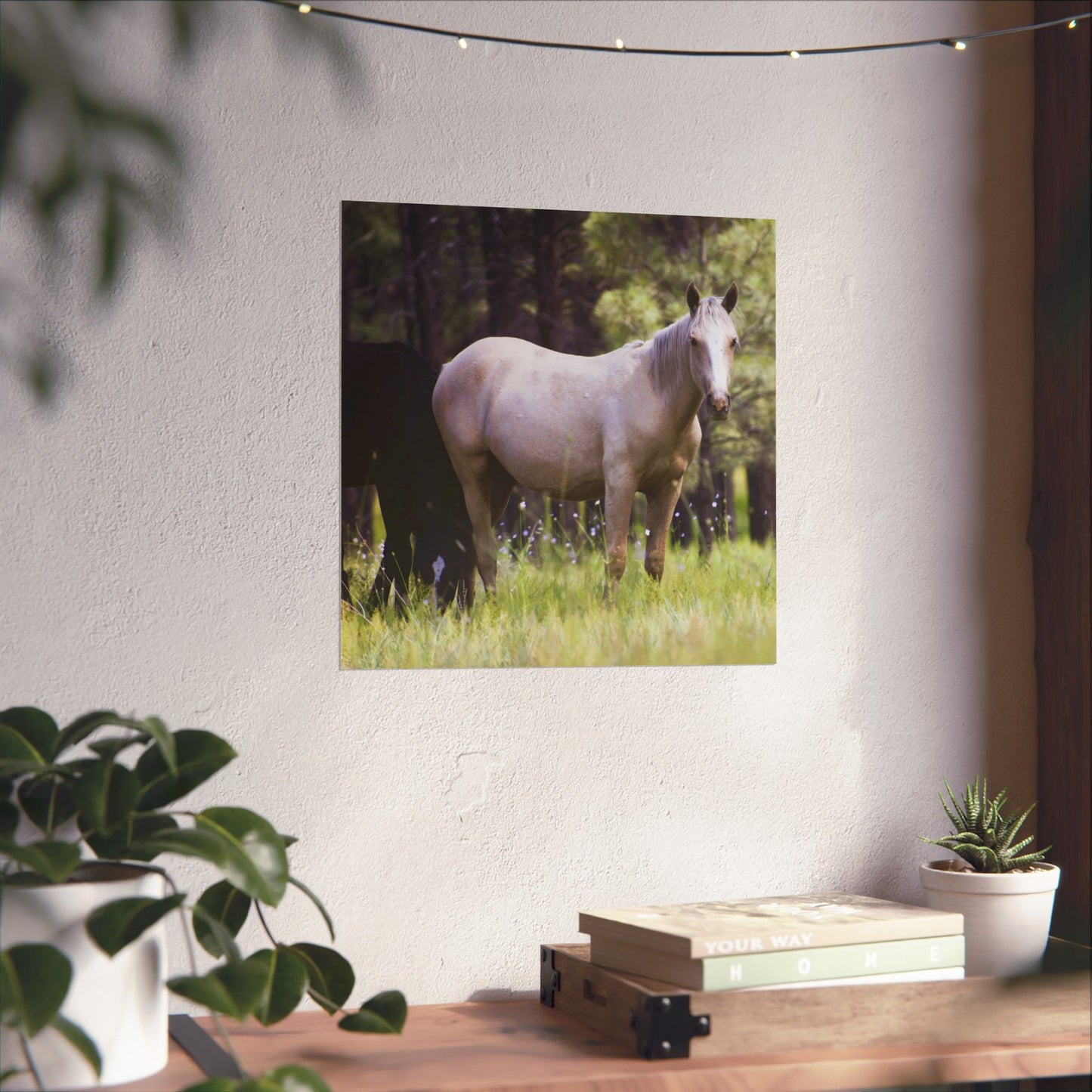 Heber Palomino Mare Matte Vertical Mustang Poster