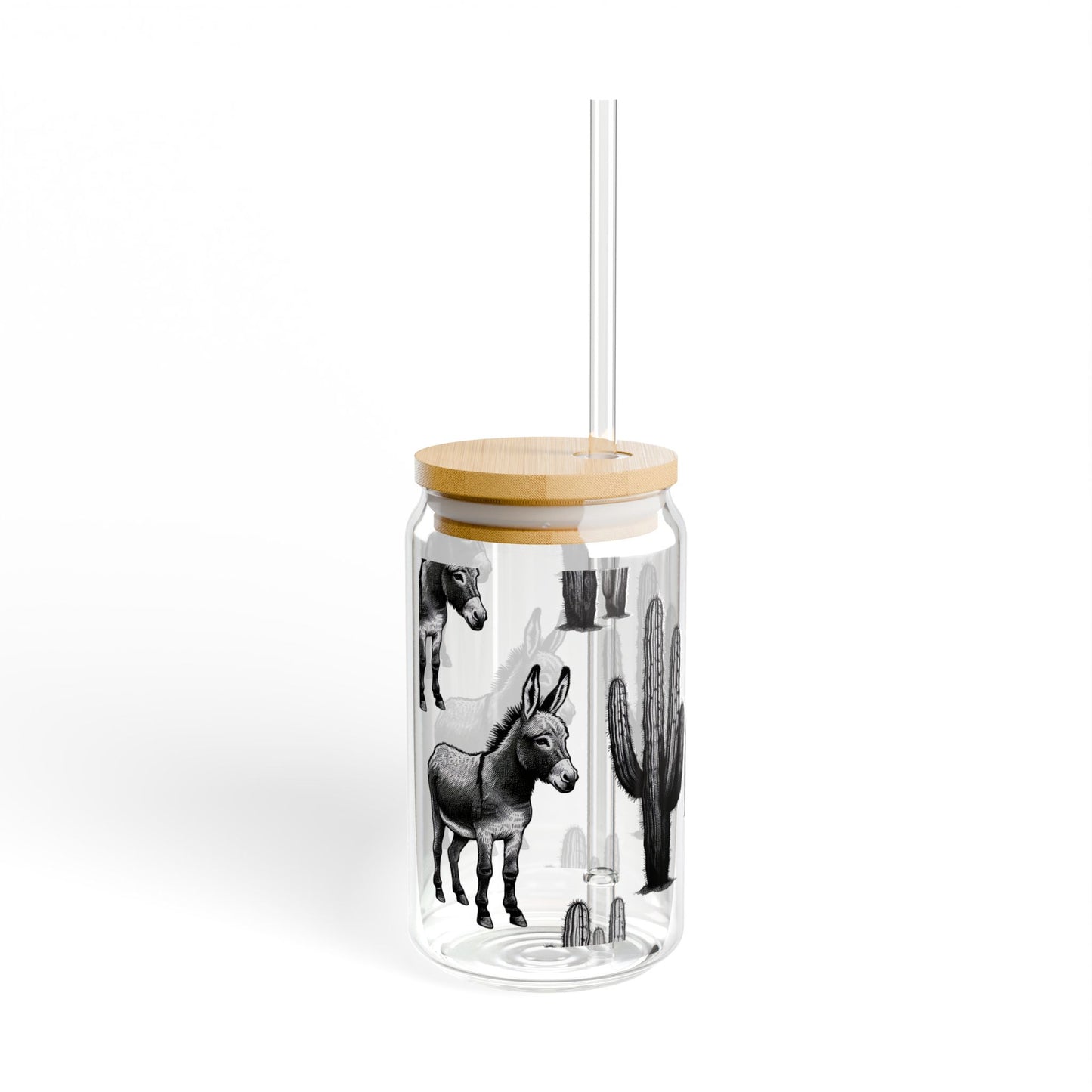 Wild Burro Sipper Glass, 16oz