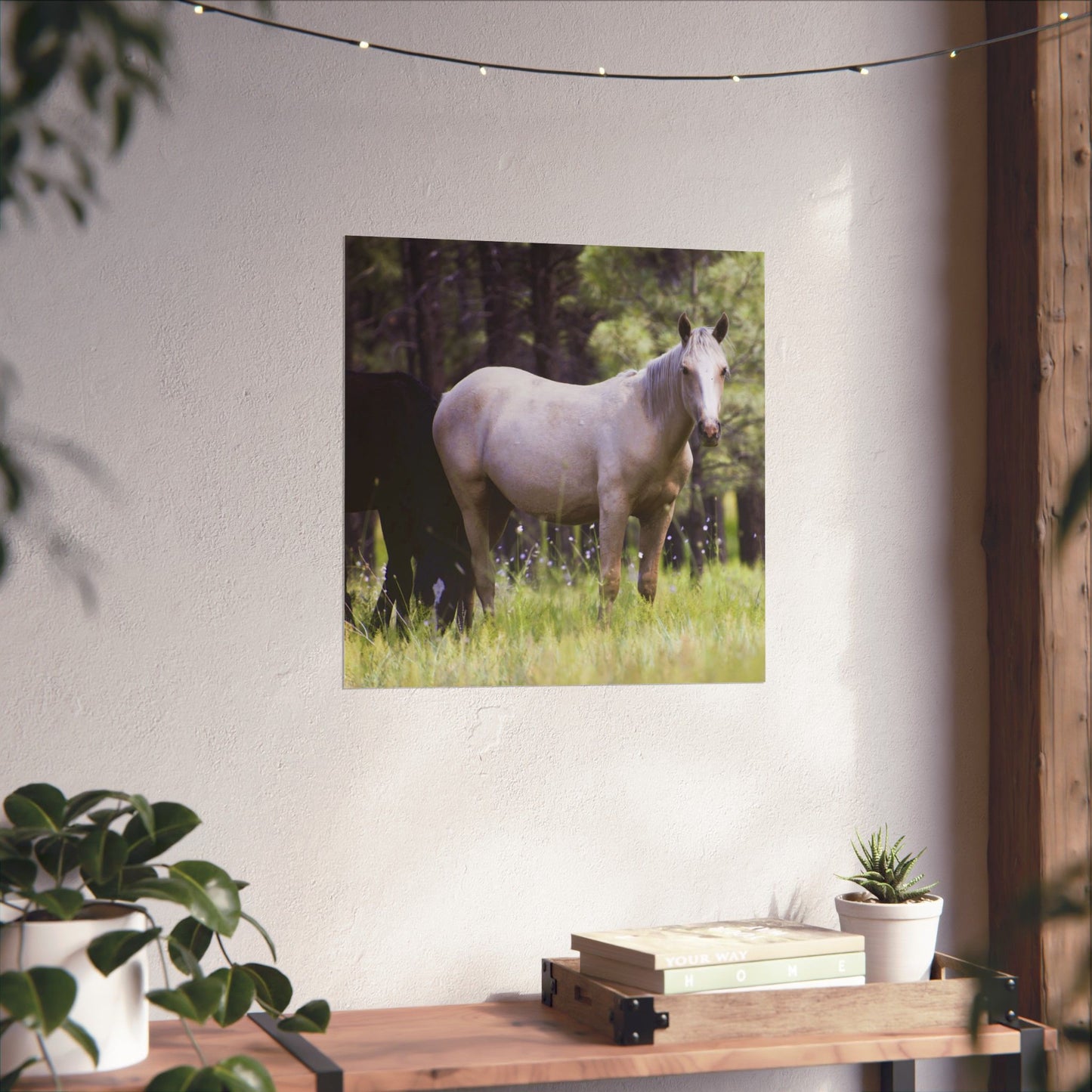 Heber Palomino Mare Matte Vertical Mustang Poster