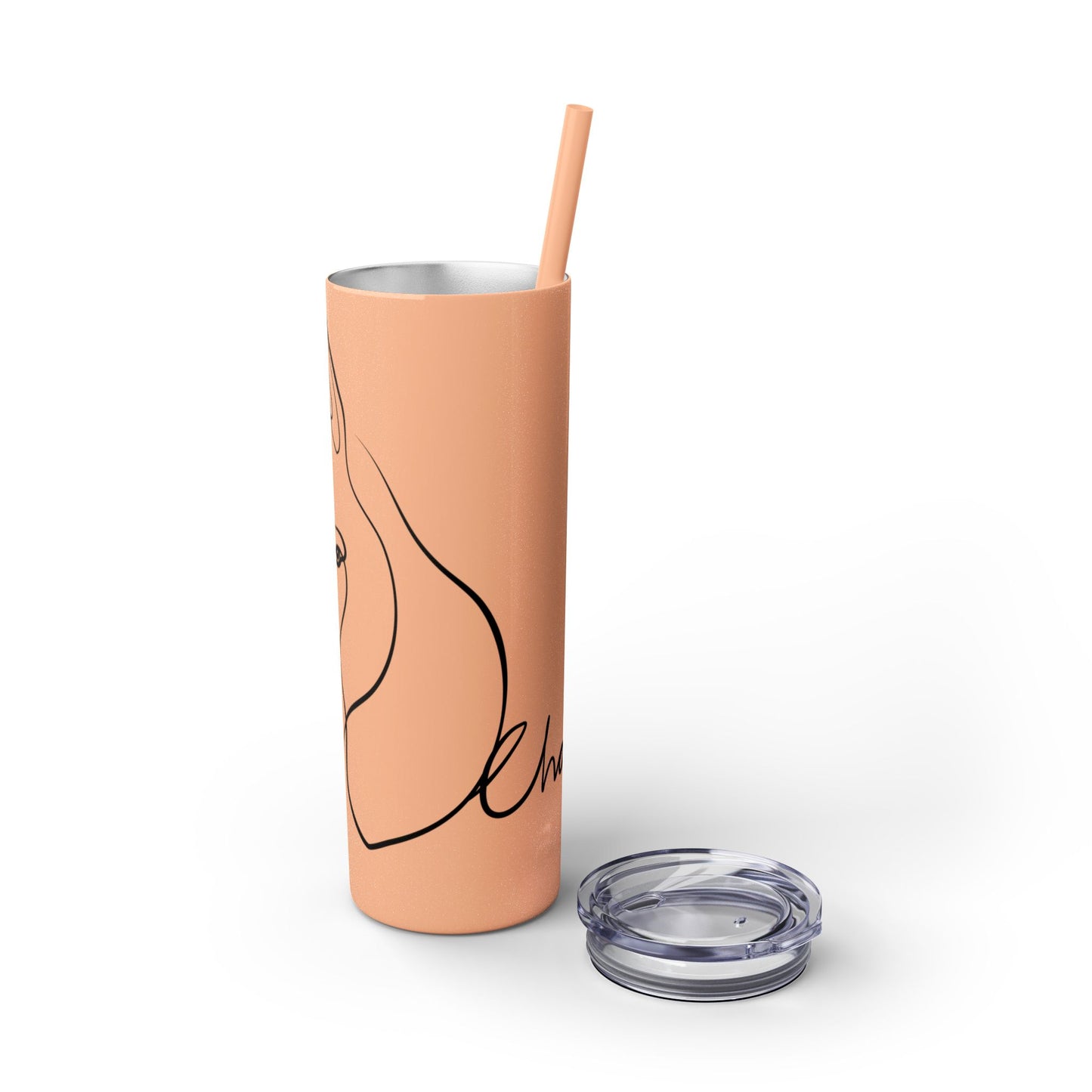 Charlie The Burro Tumbler with Straw, 20oz