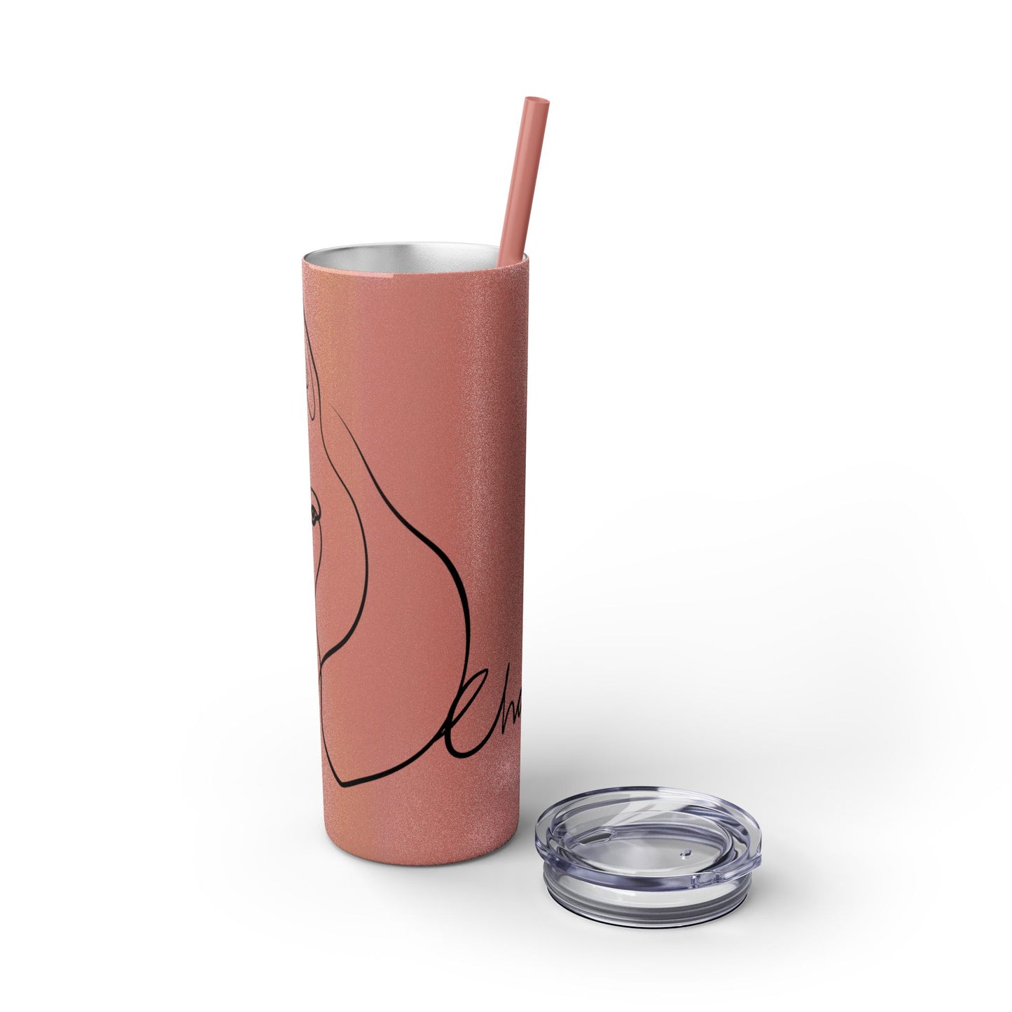 Charlie The Burro Tumbler with Straw, 20oz