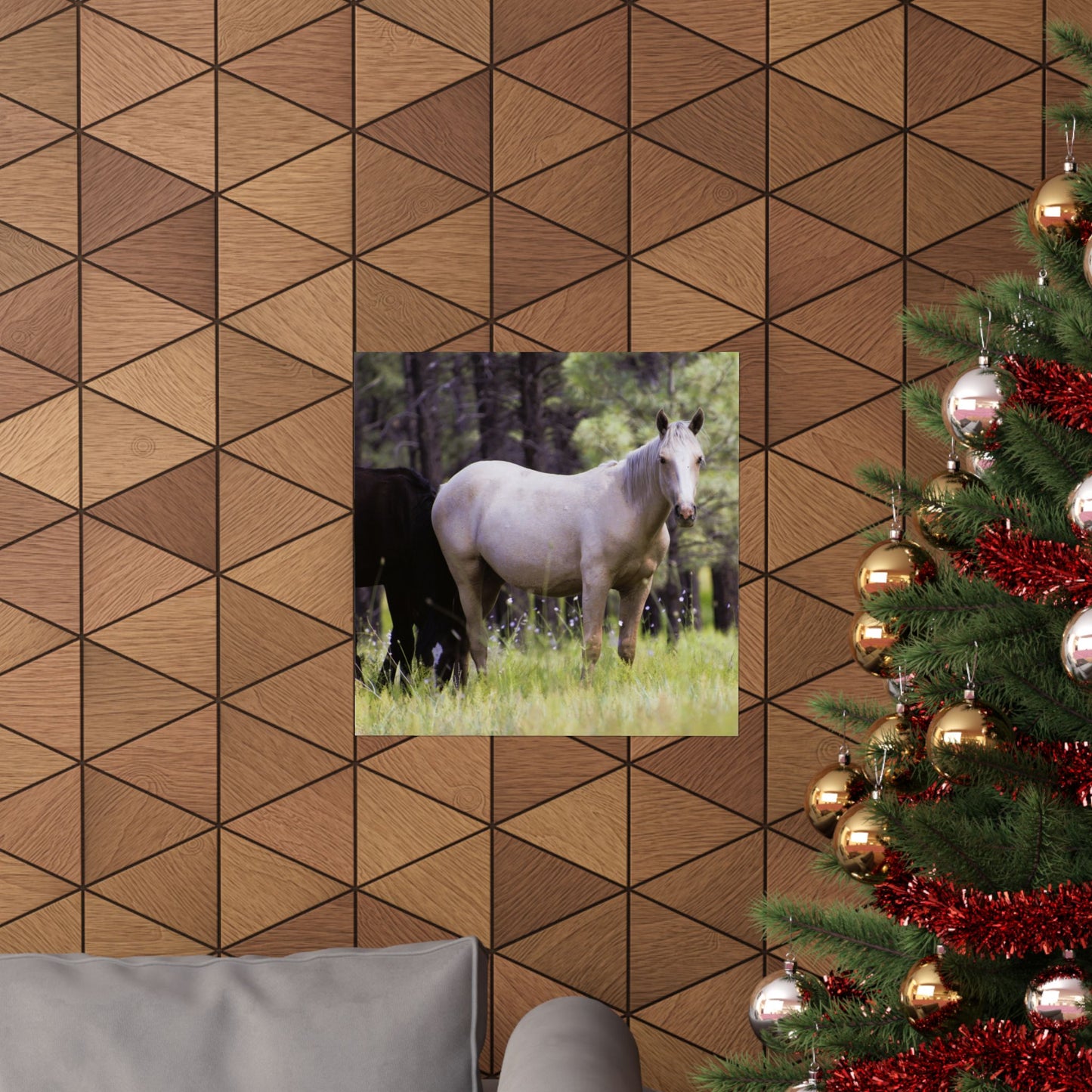 Heber Palomino Mare Matte Vertical Mustang Poster