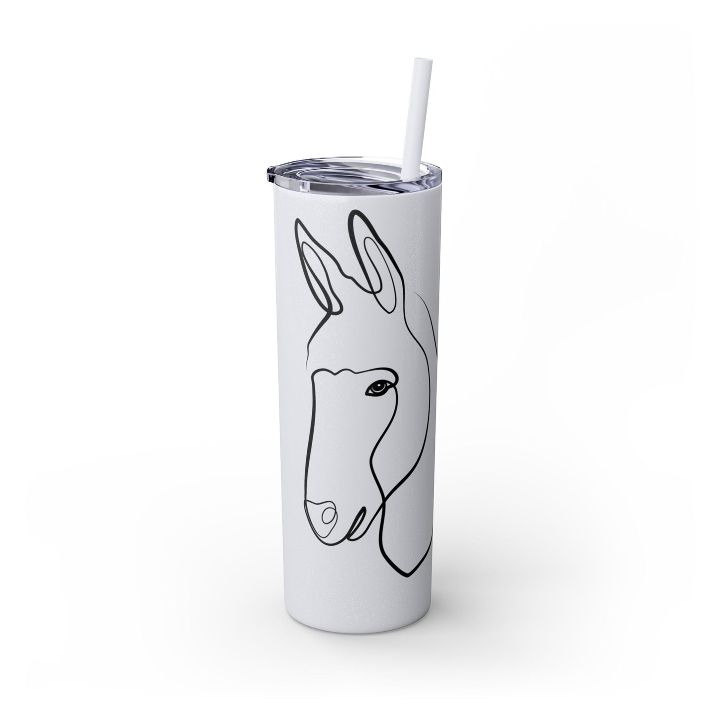 Charlie The Burro Tumbler with Straw, 20oz