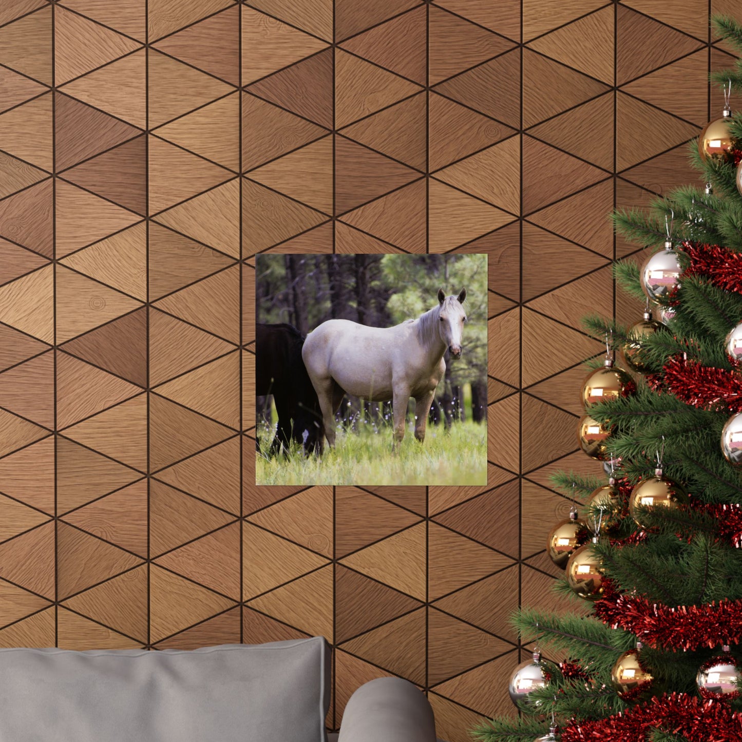 Heber Palomino Mare Matte Vertical Mustang Poster